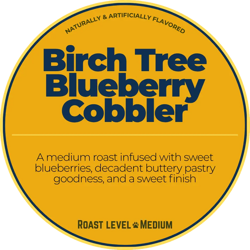 Birch Tree Blueberry Cobbler